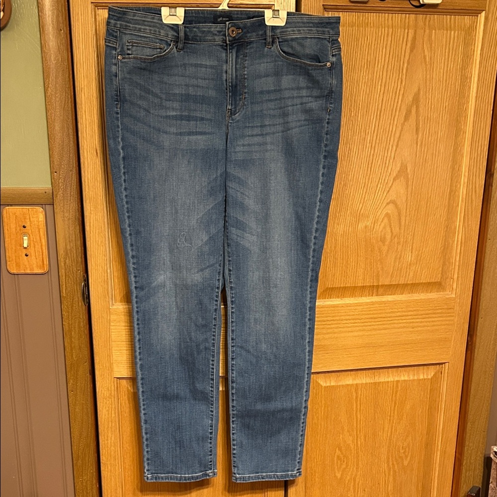 J. Jill Dark Blue Skinny Jeans